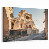 Turkish Landscape Art – Cappadocia Ancient Cave Homes Print