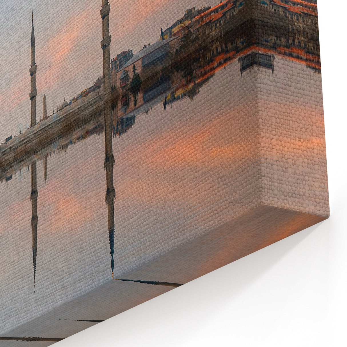 Istanbul Scenery Prints – Sunrise at Blue Mosque Reflection