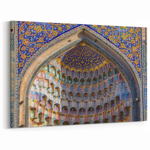 Turkish Cultural Art – Vibrant Tile Mosaic Wall Decor Print