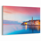 Croatia Travel Posters - Scenic Dubrovnik Coastal Art