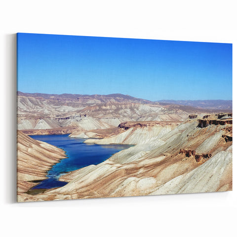 Afghanistan Desert Lake Art – Mesmerizing Afghan Landscape Canvas Prints