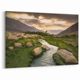 Afghanistan River Valley Art – Serene Afghan Scenery Canvas Prints