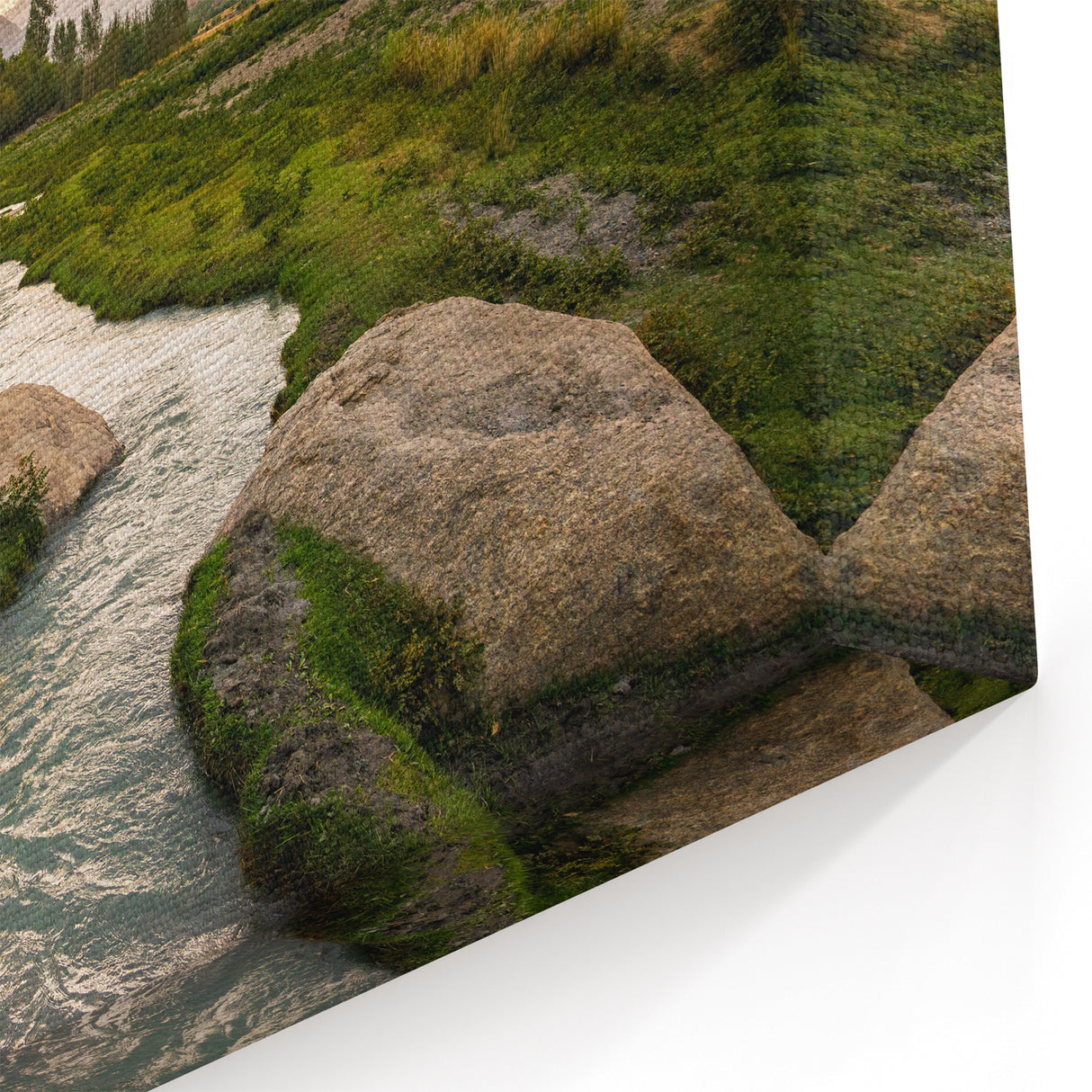 Afghanistan River Valley Art – Serene Afghan Scenery Canvas Prints