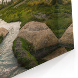 Afghanistan River Valley Art – Serene Afghan Scenery Canvas Prints