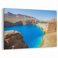 Afghanistan Blue Lake Art – Captivating Afghan Landscape Canvas Prints