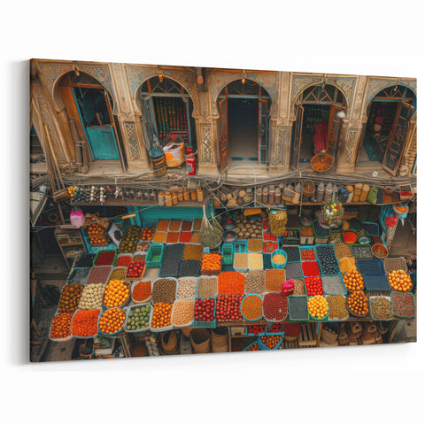 Afghanistan Market Scene Wall Art – Stunning Afghan Scenery Canvas Prints