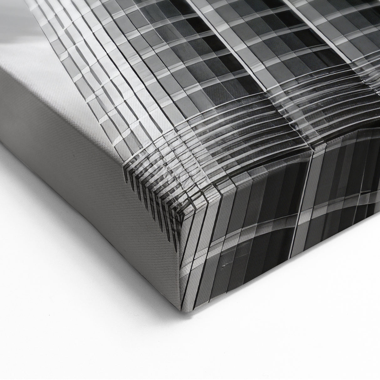 Skyscraper Art Print - Black and White Burj Khalifa Modern Photography