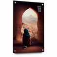Afghan Woman in Ancient City Wall Art – Afghan Cultural Canvas Prints