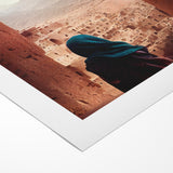 Afghan Woman in Ancient City Wall Art – Afghan Cultural Canvas Prints