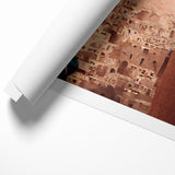 Afghan Woman in Ancient City Wall Art – Afghan Cultural Canvas Prints