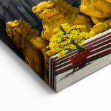 Majestic Yellow Lions - Vietnam Wall Art Asian Scenery Print