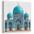Afghanistan Mosque Dome Wall Art – Detailed Afghan Architecture Canvas Prints