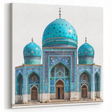 Afghanistan Mosque Dome Wall Art – Detailed Afghan Architecture Canvas Prints