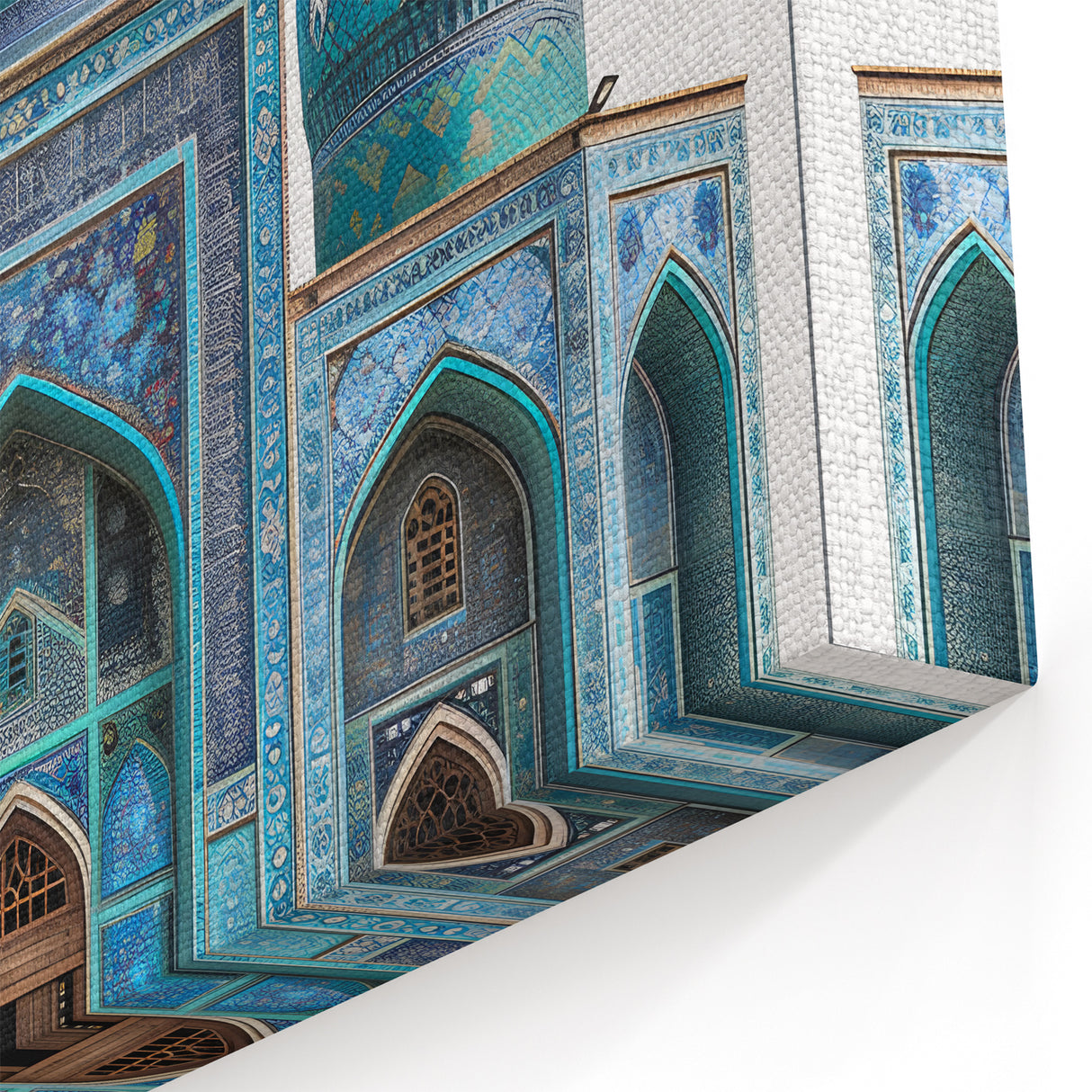 Afghanistan Mosque Dome Wall Art – Detailed Afghan Architecture Canvas Prints