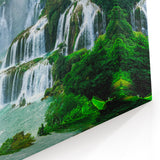 Adriatic Coast Art - Vibrant Waterfall Landscape Print