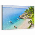 Split Croatia Art - Pristine Adriatic Beach Print