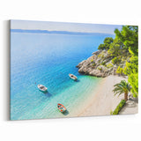 Split Croatia Art - Pristine Adriatic Beach Print