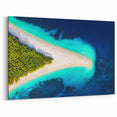 Adriatic Coast Art - Turquoise Beach Canvas