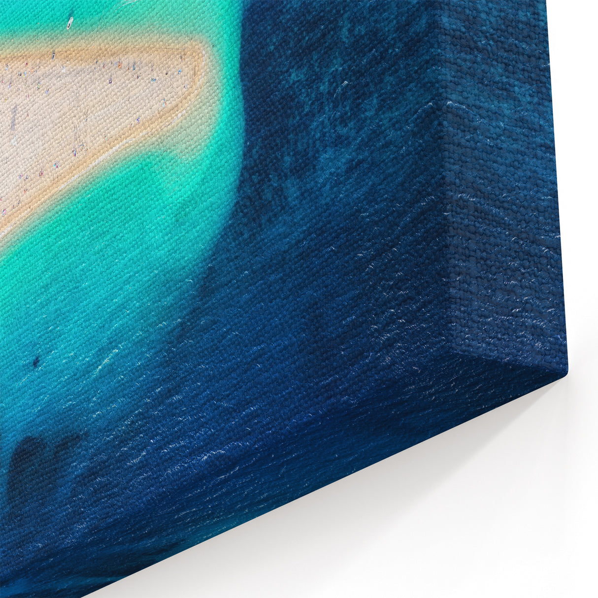 Adriatic Coast Art - Turquoise Beach Canvas