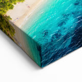 Adriatic Coast Art - Turquoise Beach Canvas