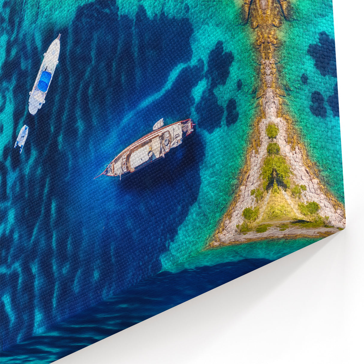 Adriatic Coast Art - Croatian Landscape Panorama