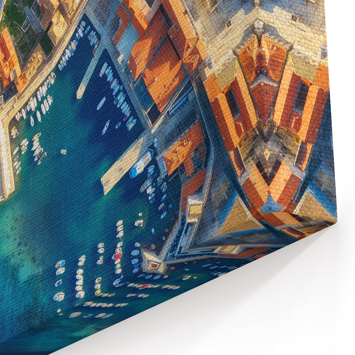Dubrovnik Wall Art - Historic Adriatic Harbor View