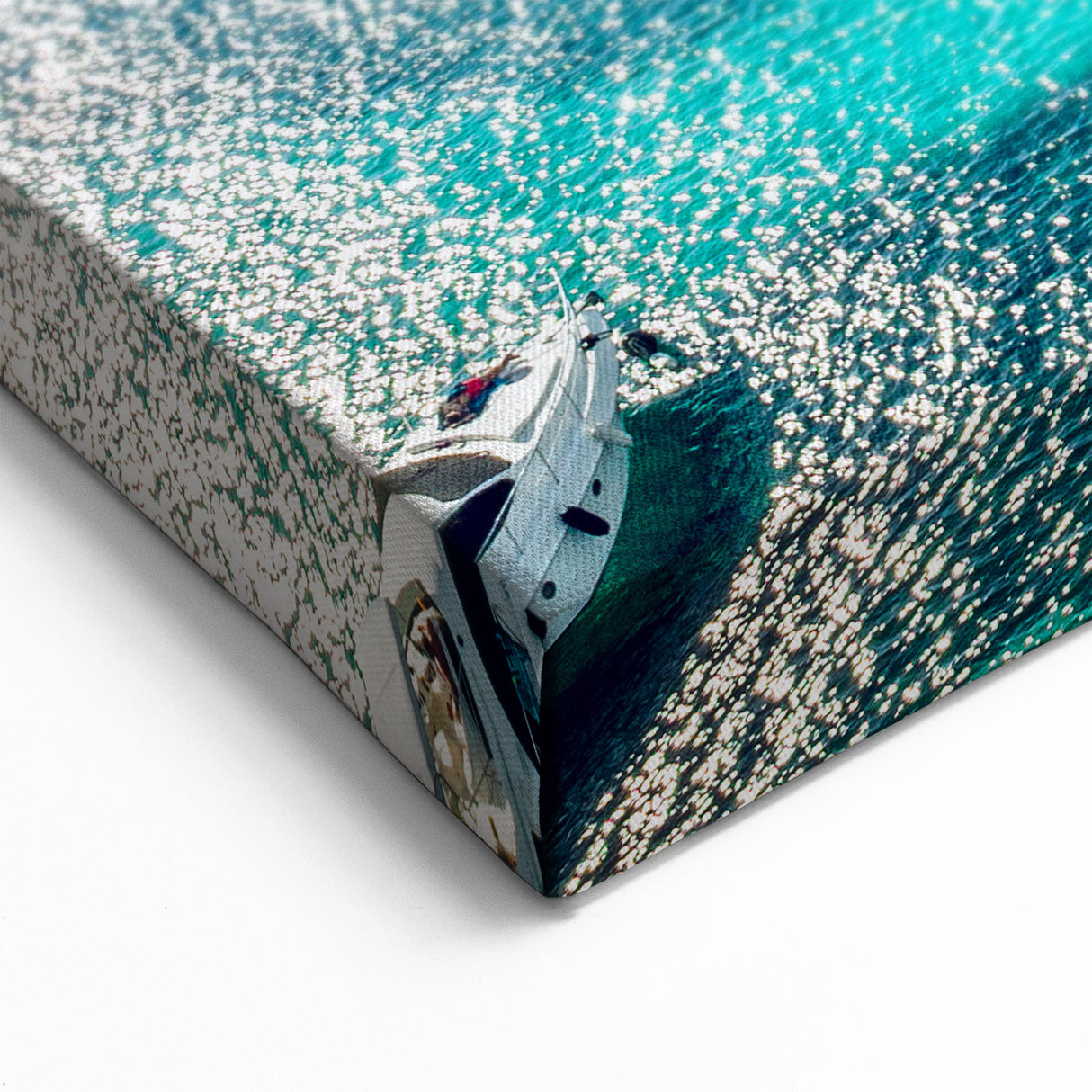 Adriatic Coast Art - Serene Croatian Marina Canvas