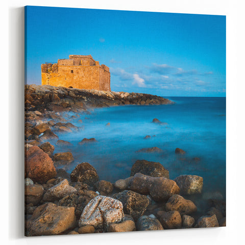 Larnaca Framed Prints - Mystical Castle Seascape