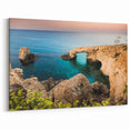 Europe Travel Art - Cyprus Sea Arch Landscape