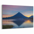 Majestic Costa Rican Volcano Canvas - Sunset Art Print