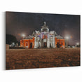 Starry Night over Costa Rican Church Canvas - Architectural Art
