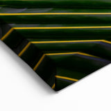 Lush Costa Rican Palm Leaf Canvas - Abstract Nature Art