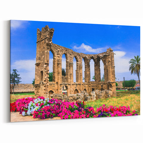 Cyprus Photography Art - Famagusta Coastal Ruins