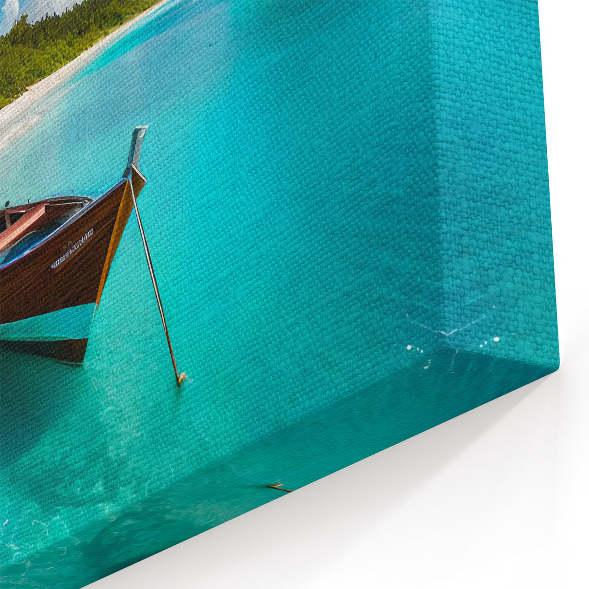 Costa Rican Paradise Beach Canvas - Tropical Escape Art