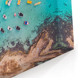 Greek Island Canvas - Cyprus Marine Mosaic Art