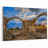 Scenic Cyprus Prints - Sunset Over Ancient Ruins