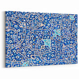 Traditional Persian Wall Art - Beautiful Iran Art with Intricate Tile Patterns