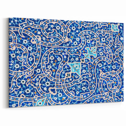 Traditional Persian Wall Art - Beautiful Iran Art with Intricate Tile Patterns