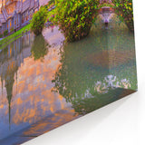 Sunset Reflections - Vietnam Temple Wall Art Scenery Print