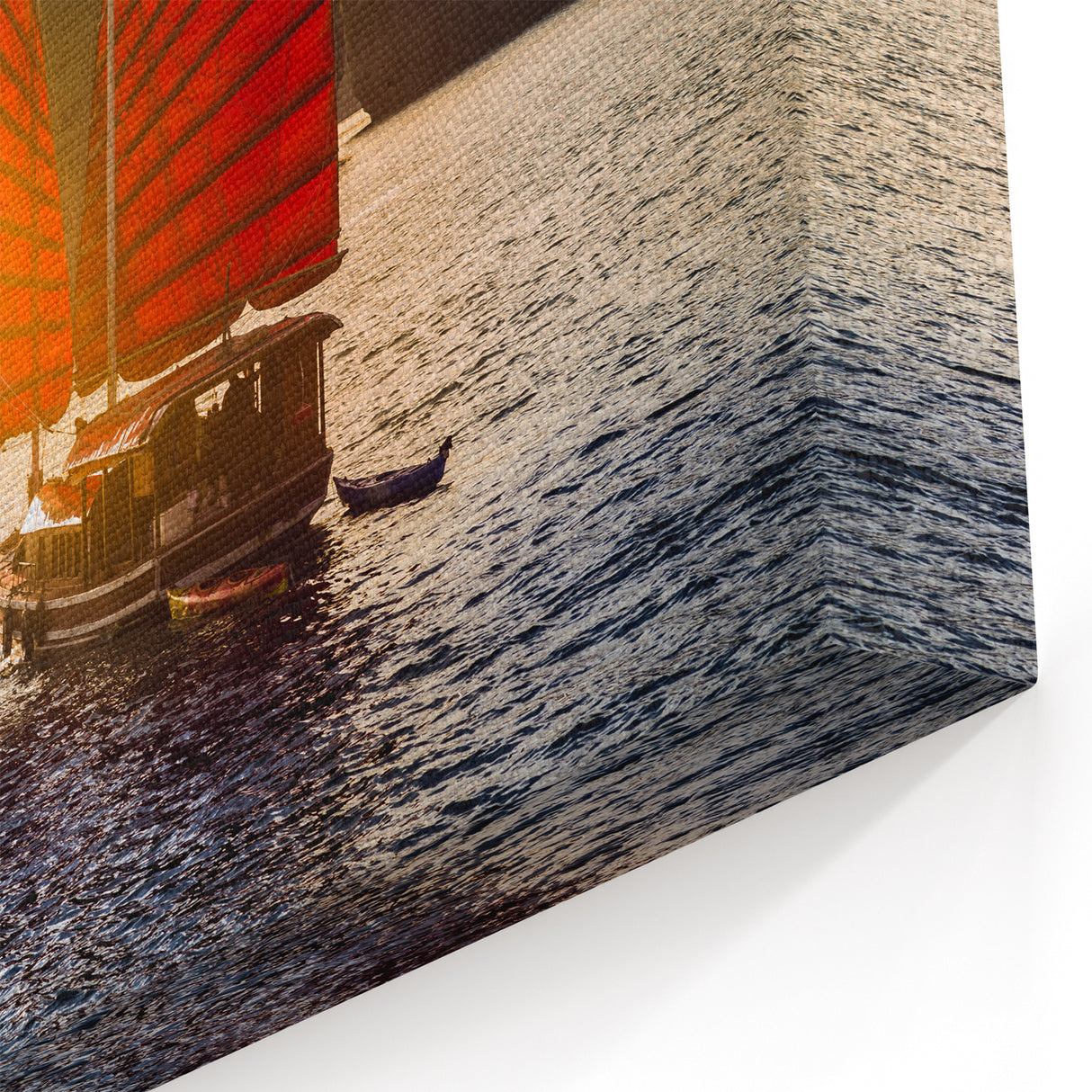 Sunset Sail in Halong Bay - Vietnam Landscape Wall Art Print