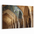 Historical Art of Iran - Persian Arches with Tile Design Wall Art