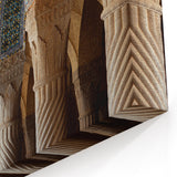 Historical Art of Iran - Persian Arches with Tile Design Wall Art