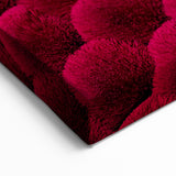 Vibrant Red Incense Crafting - Vietnamese Artisan Wall Art Print