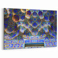 Persian Tile Wall Art - Stunning Blue Geometric Patterns from Iran