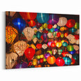 Colorful Lantern Festival - Vietnamese Culture Wall Art Print