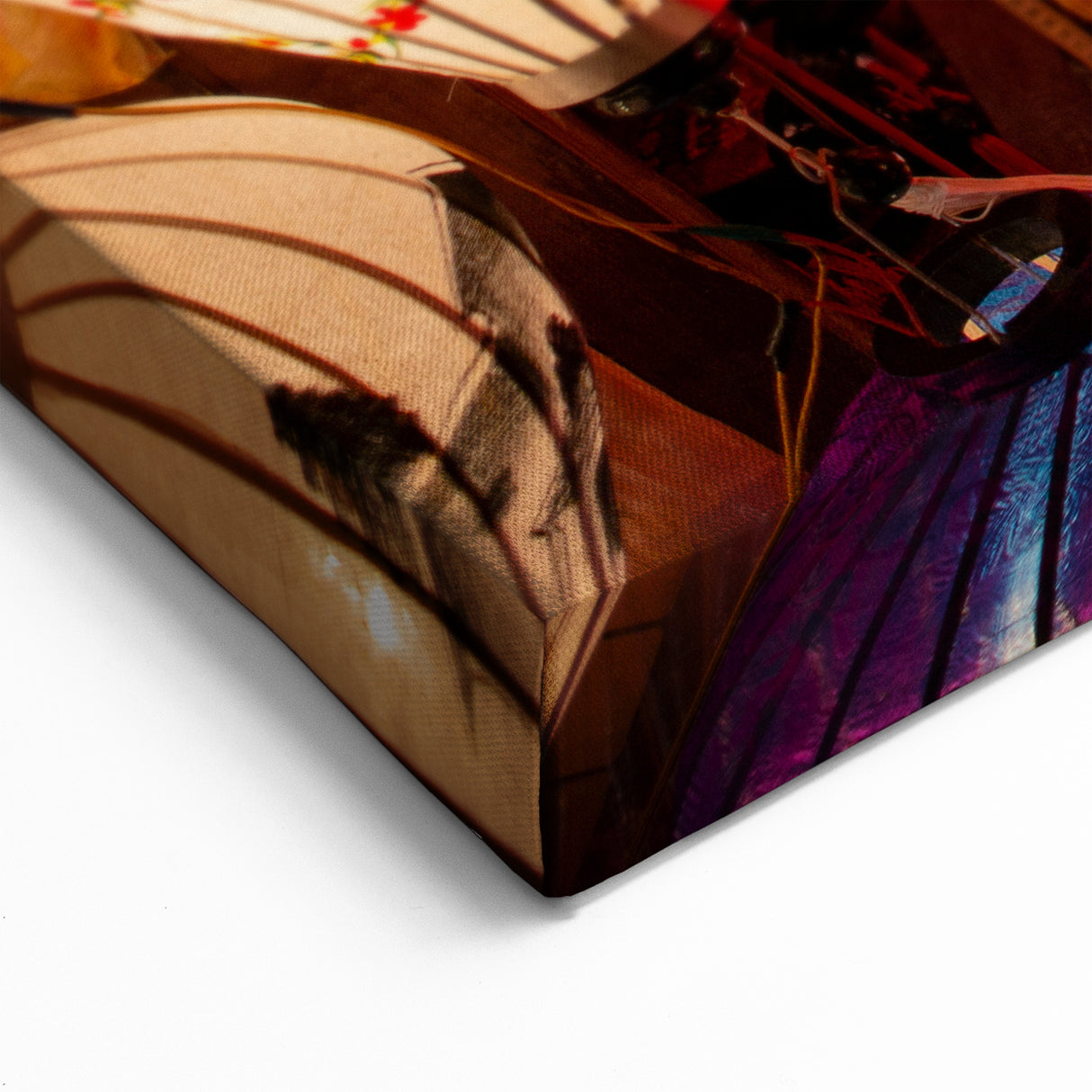 Colorful Lantern Festival - Vietnamese Culture Wall Art Print