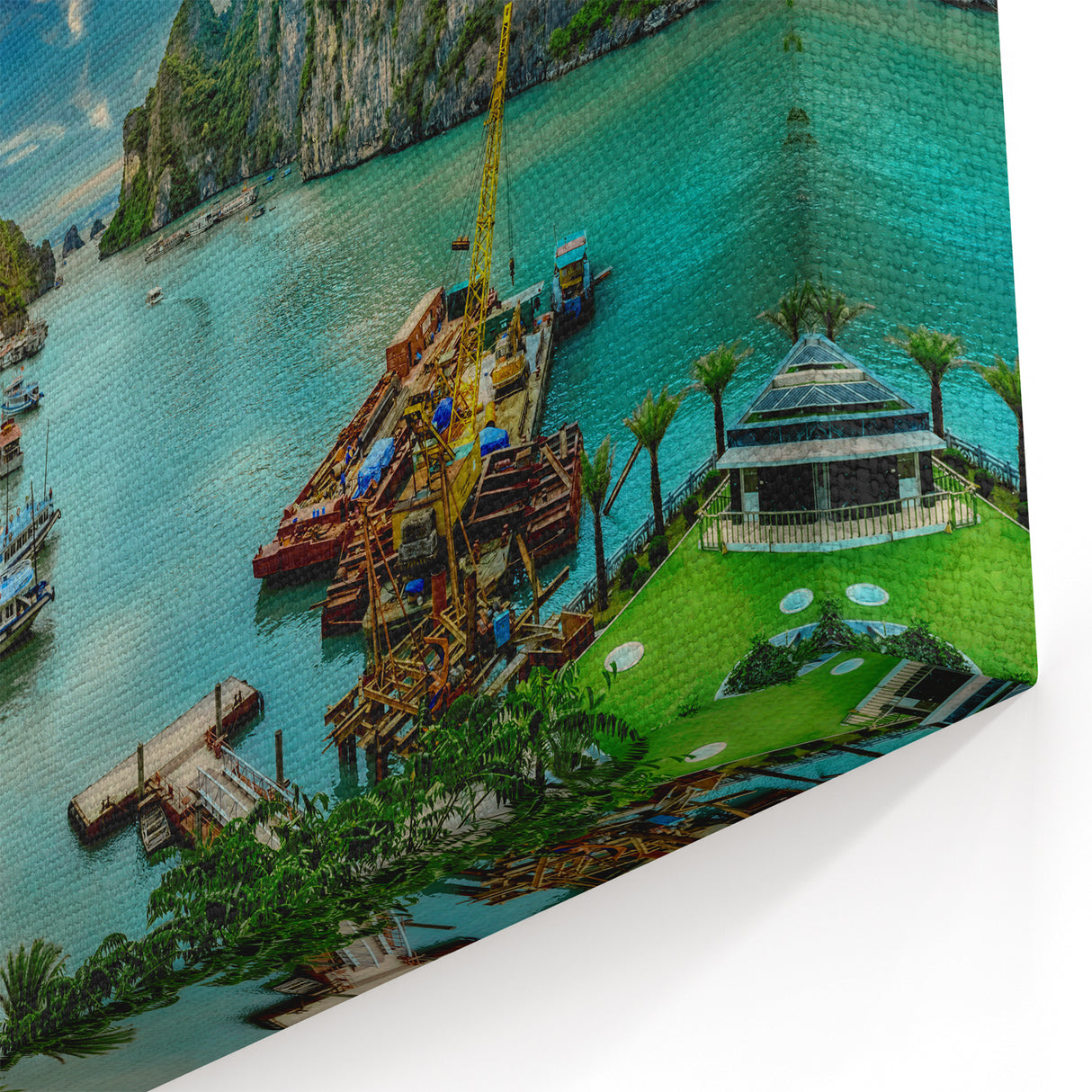 Halong Bay Tranquil Waters - Scenic Vietnam Wall Art Print
