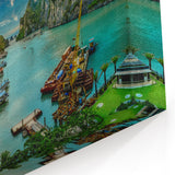 Halong Bay Tranquil Waters - Scenic Vietnam Wall Art Print