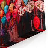 Lanterns of Hoi An - Vibrant Vietnamese Festival Wall Art Print