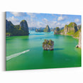 Vietnamese Halong Bay Art - Vibrant Landscape Wall Print